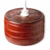 lampada in ceramica artigianale pugliese grande a sospensione