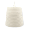 lampada a sospensione in ceramica pugliese bianca
