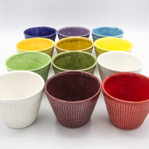 tazze da the in ceramica artigianale pugliese terricottina