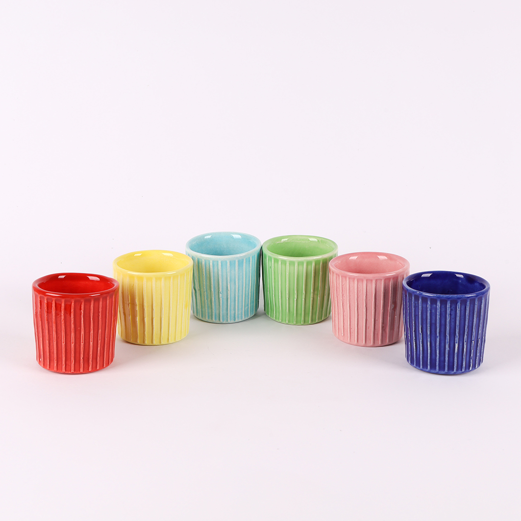 Set bicchierini ceramica da 6 - immagine 2