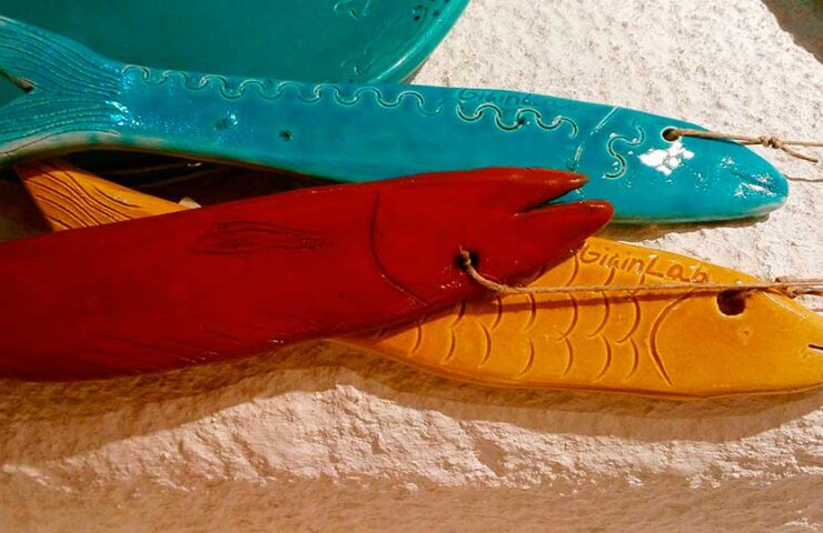 oggetti in ceramica da appendere hellofish