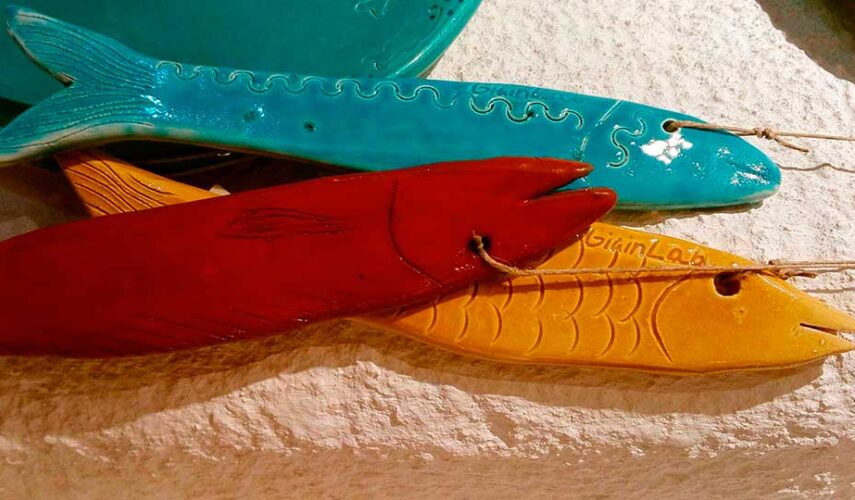 oggetti in ceramica da appendere hellofish