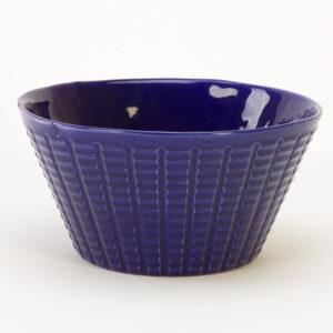 insalatiera in ceramica pugliese blu