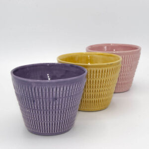 tazze da the in ceramica set da tre