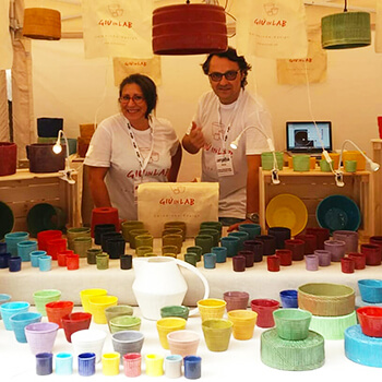 esposizione ceramiche Giuinlab Argilla