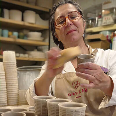 fasi di lavorazione della ceramica